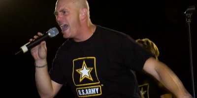 CSM Harrison unknowingly sings Toby Keith song to motivate troops