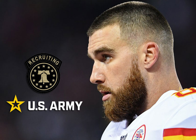 Travis Kelce Army Recruiting