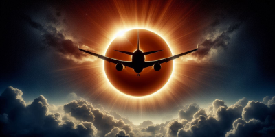 Secret Government Planes control the Eclipse