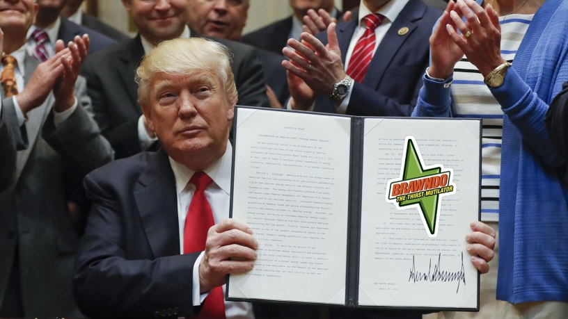 Trump Brawndo executive order