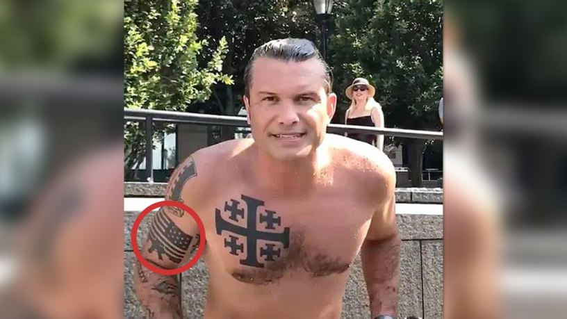 Pete Hegseth Tattoos