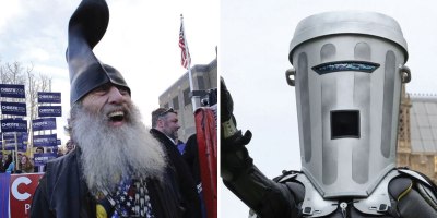 Count Binface and Vermin Supreme