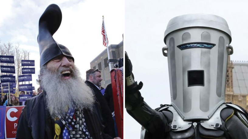 Count Binface and Vermin Supreme