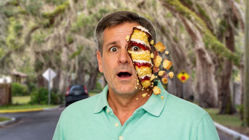 Is he cake?